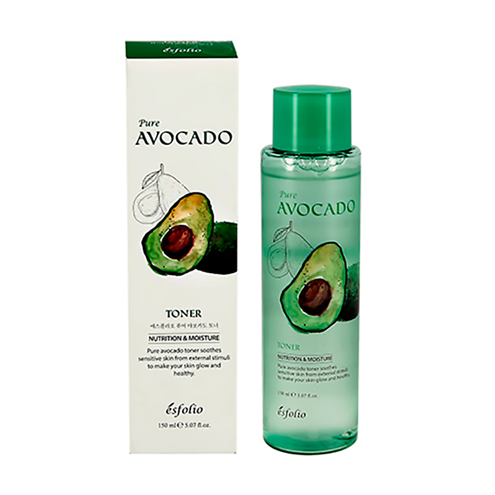 Тонер для обличчя Esfolio Pure Avocado Toner з екстрактом авокадо, 150 мл